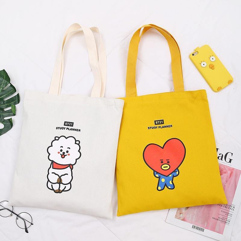 Tote Bags BT21 - BEST KPOP SHOP