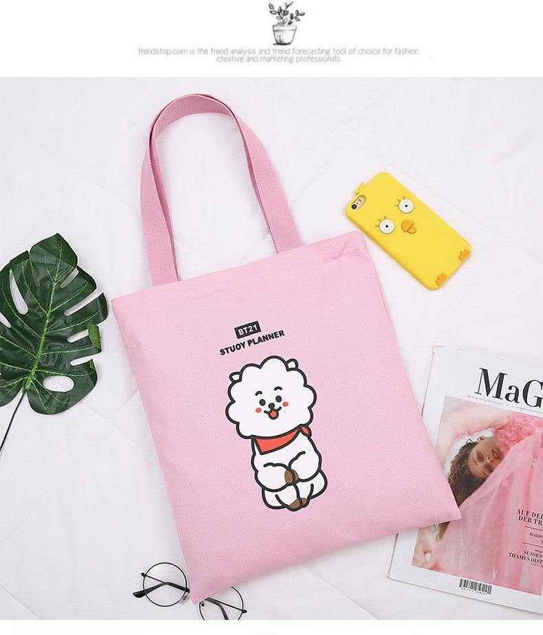 Tote Bags BT21 - BEST KPOP SHOP