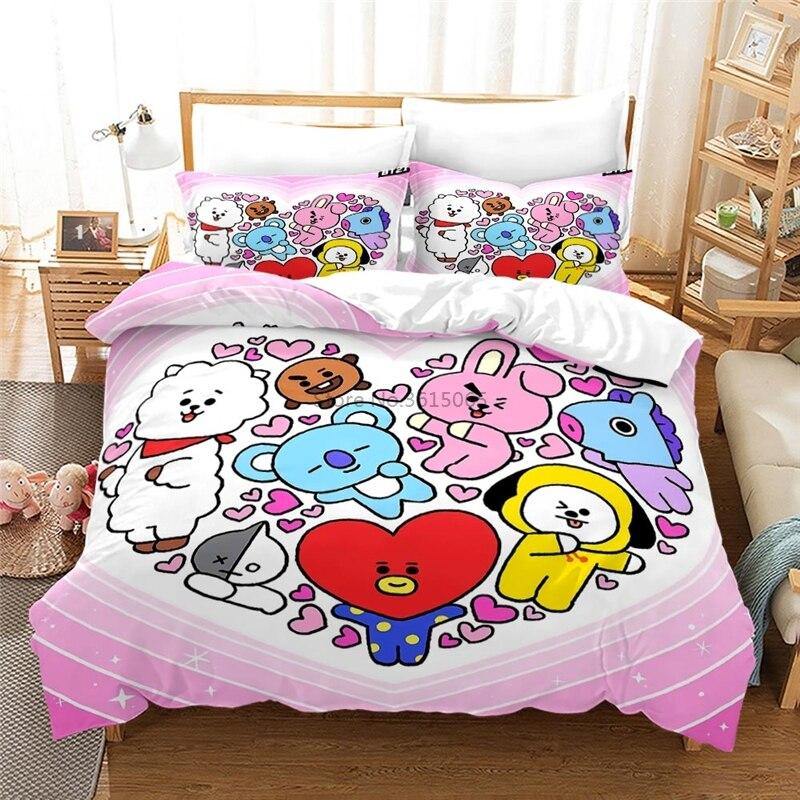Parure de lit BT21 - BEST KPOP SHOP