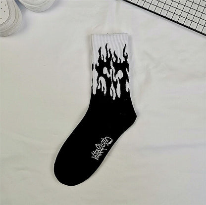 Chaussettes flammes