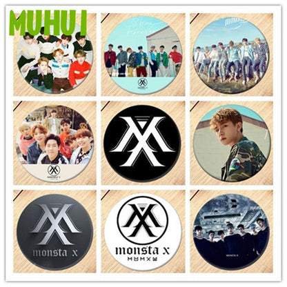 Free Shipping Kpop Monsta x Shownu I.M Brooch Pin Badges For Clothes Backpack Decoration Jewelry B057 - BEST KPOP SHOP