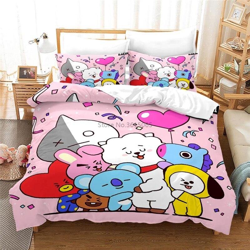 Parure de lit BT21 - BEST KPOP SHOP