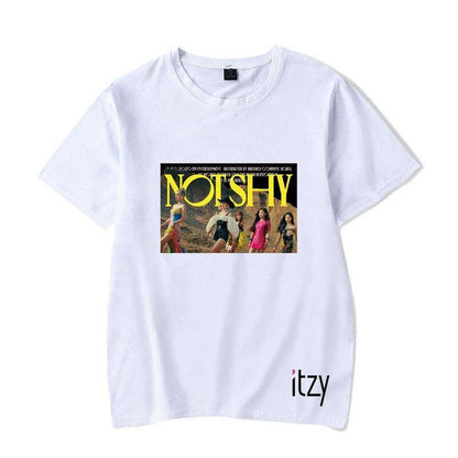T-shirt ITZY NOT SHY - BEST KPOP SHOP