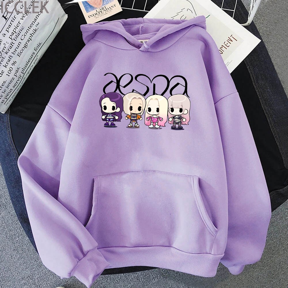 Sweatshirt Cartoon Aespa