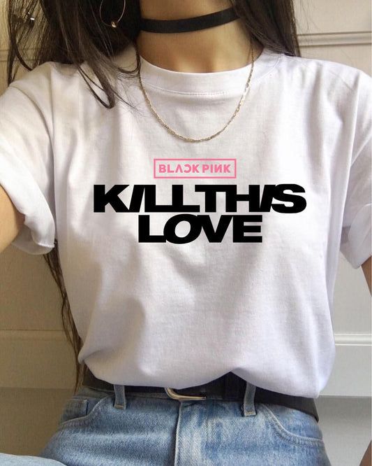 T-Shirt BLACKPINK, BTS, NCT127, ATEEZ, TXT & TWICE - BEST KPOP SHOP