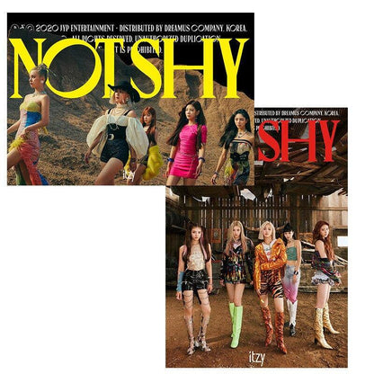 Posters ITZY NOT SHY 2 Pièces - BEST KPOP SHOP