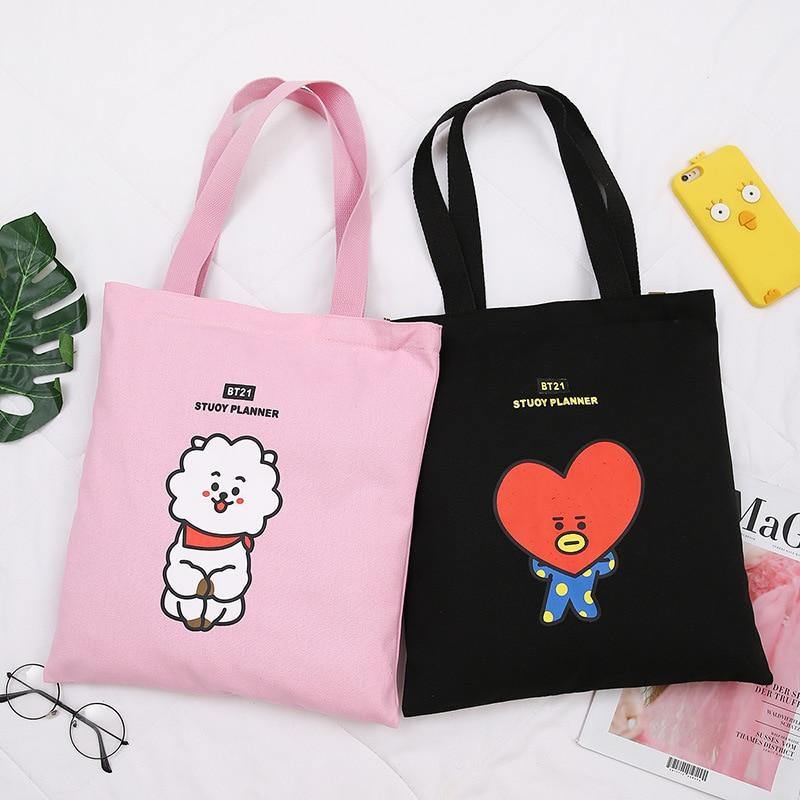 Tote Bags BT21 - BEST KPOP SHOP