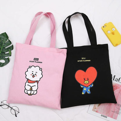 Tote Bags BT21 - BEST KPOP SHOP