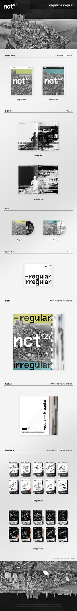 NCT127: Regular-Irregular - BEST KPOP SHOP