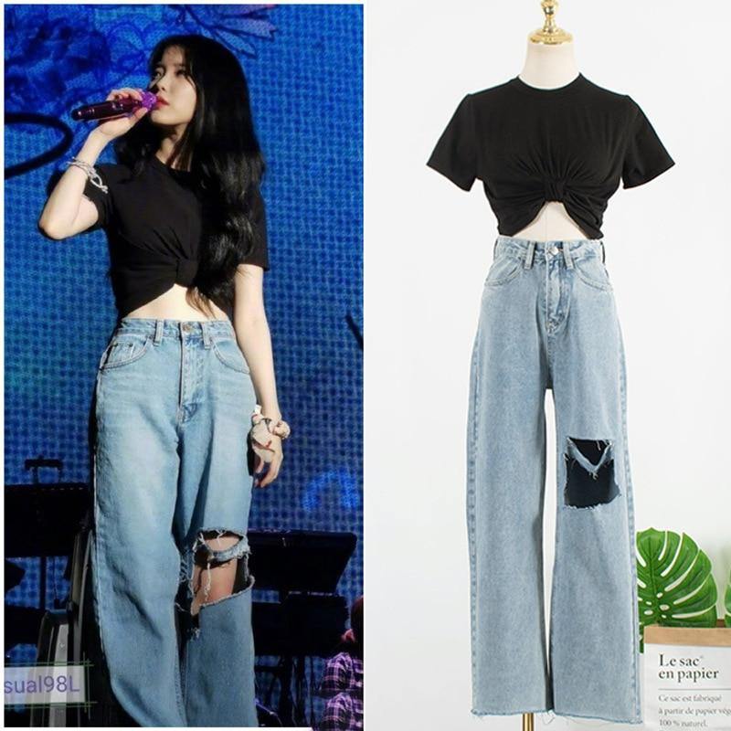 T-Shirt & Jeans IU - BEST KPOP SHOP