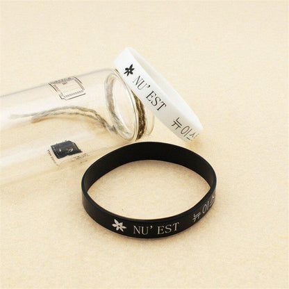 Bracelet NU'EST Silicone - BEST KPOP SHOP