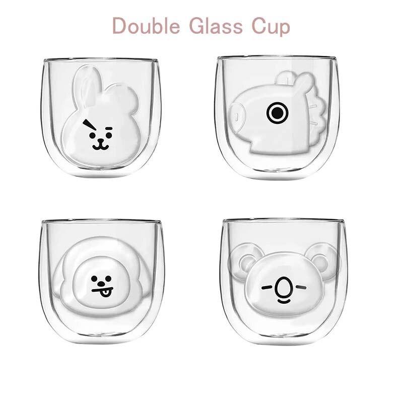 Verre BT21 Double Paroi 0,3 L - BEST KPOP SHOP