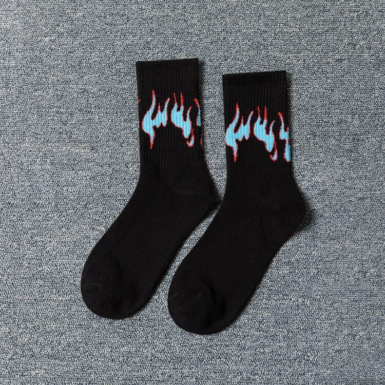 Chaussettes flammes