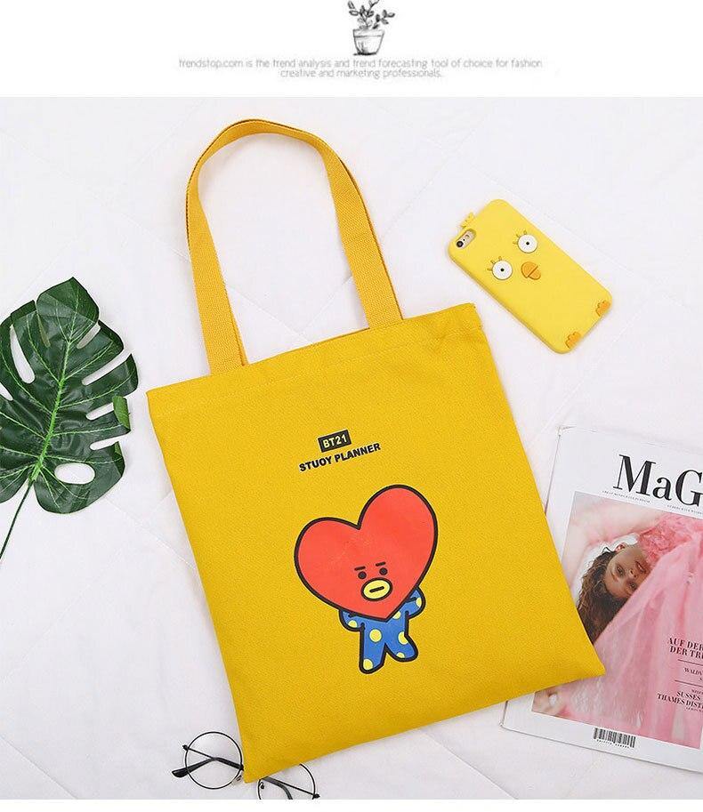 Tote Bags BT21 - BEST KPOP SHOP