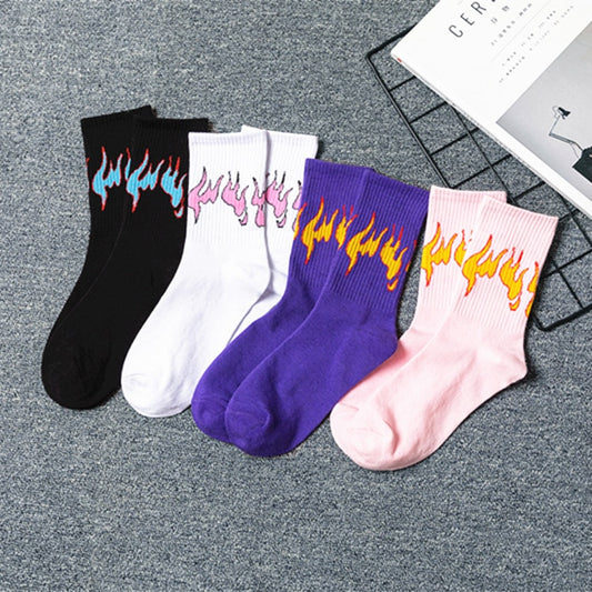 Chaussettes flammes