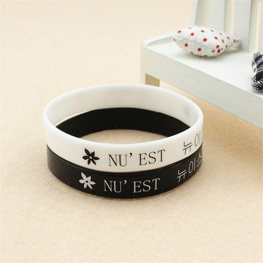 Bracelet NU'EST Silicone - BEST KPOP SHOP