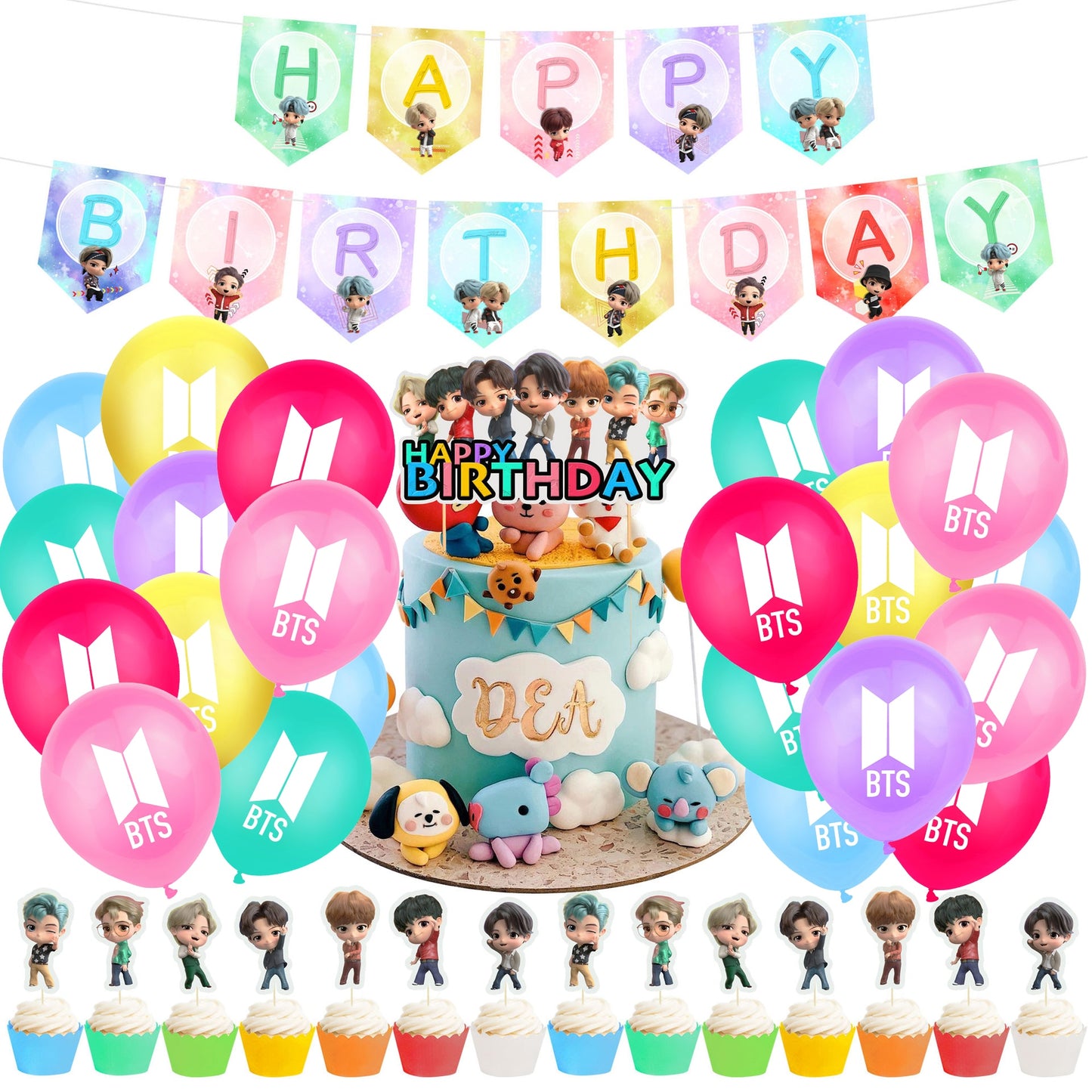 Décoration anniversaire BTS/BT21