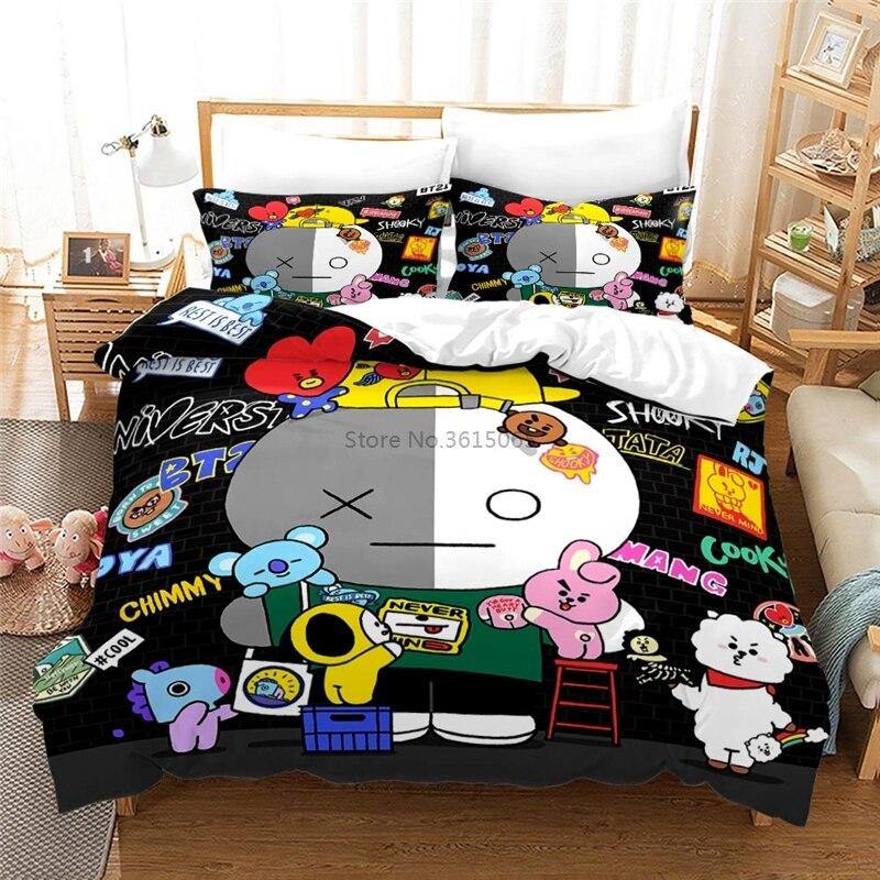 Parure de lit BT21 - BEST KPOP SHOP