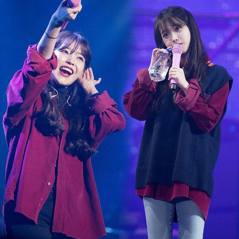 Chemise + Sweat Oversize IU - BEST KPOP SHOP