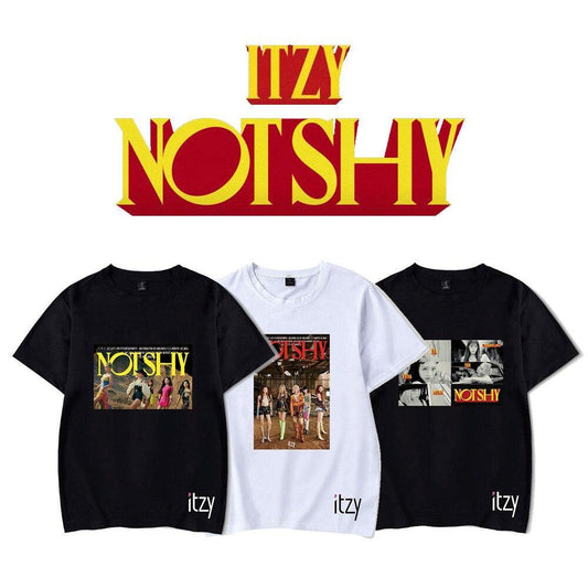 T-shirt ITZY NOT SHY - BEST KPOP SHOP