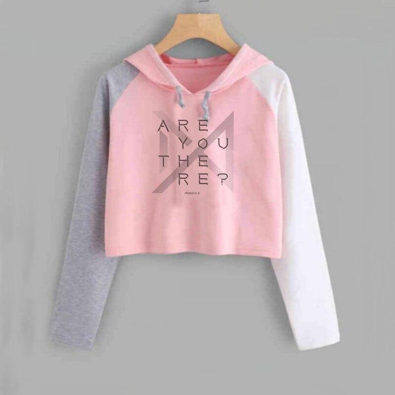 Crop Sweatshirt Monsta X World Tour Fan Made Concert - BEST KPOP SHOP