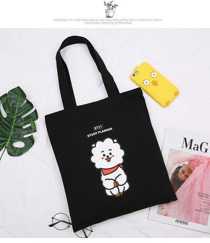 Tote Bags BT21 - BEST KPOP SHOP