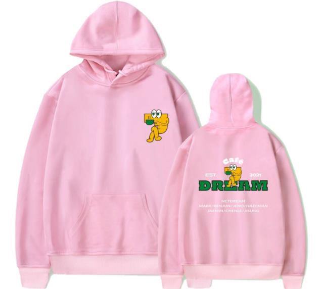 Kpop nct dream cafe 7 dream all member names printing hoodies fashion unisex fleece/thin pullover sweatshirt 6 colors - BEST KPOP SHOP