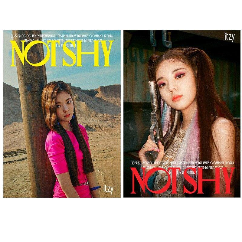 Posters ITZY NOT SHY 2 Pièces - BEST KPOP SHOP
