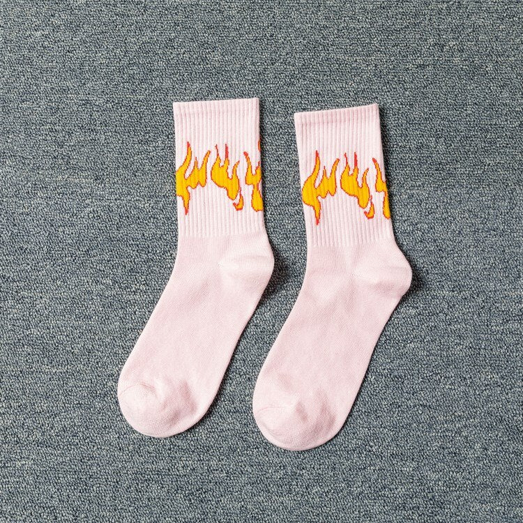 Chaussettes flammes
