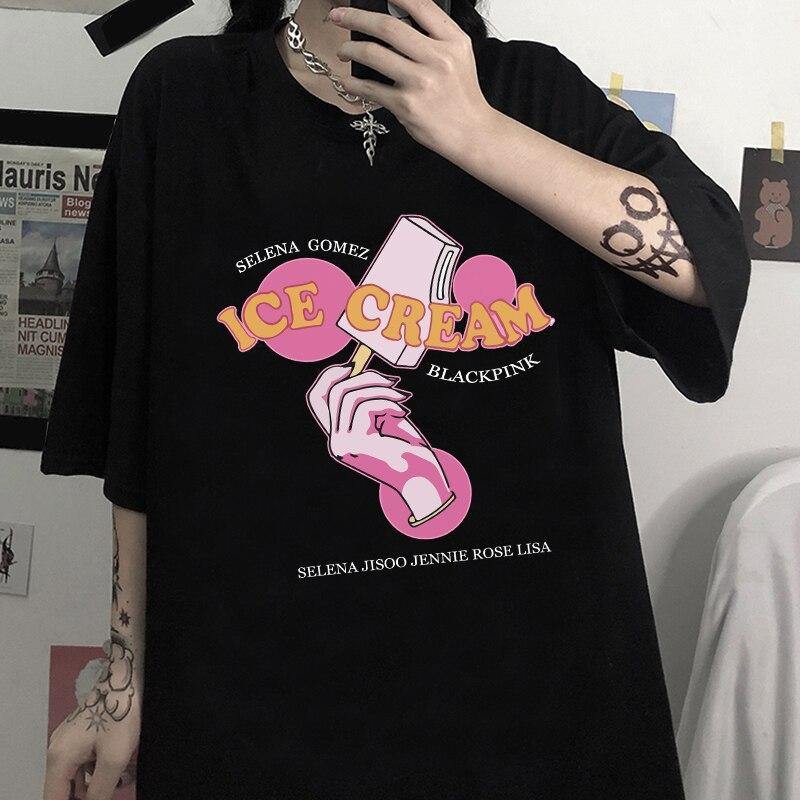 T-shirt ICE CREAM Blackpink - BEST KPOP SHOP