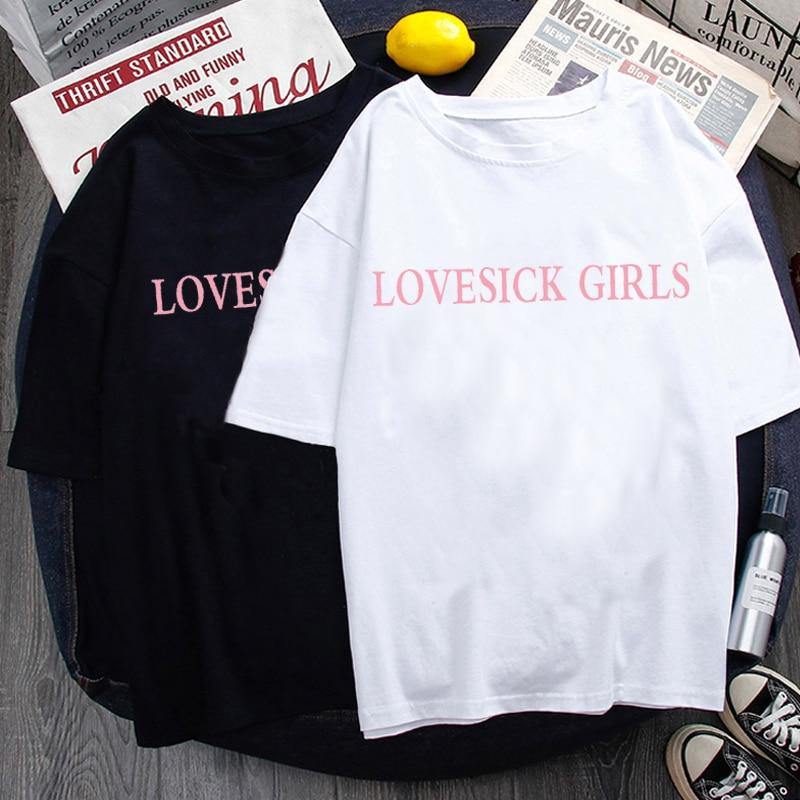 T-shirt Lovesick Girls - BEST KPOP SHOP