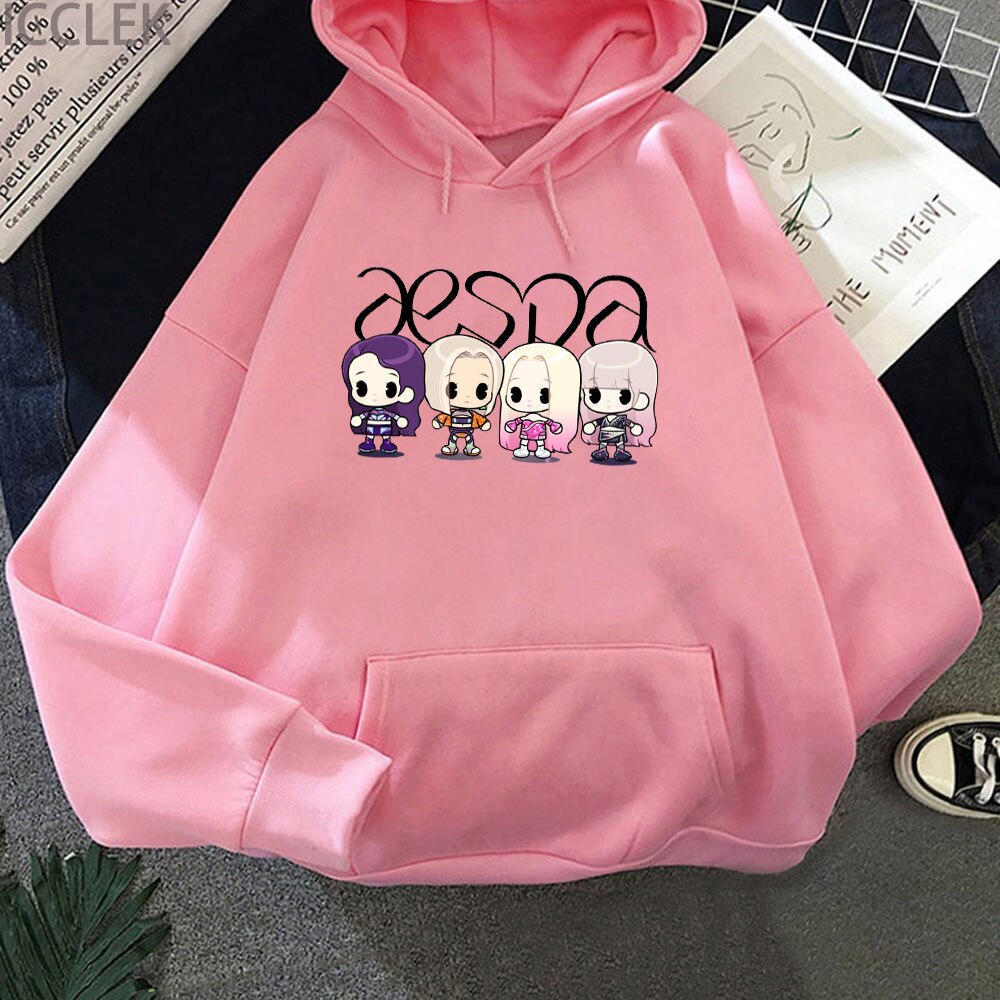 Sweatshirt Cartoon Aespa