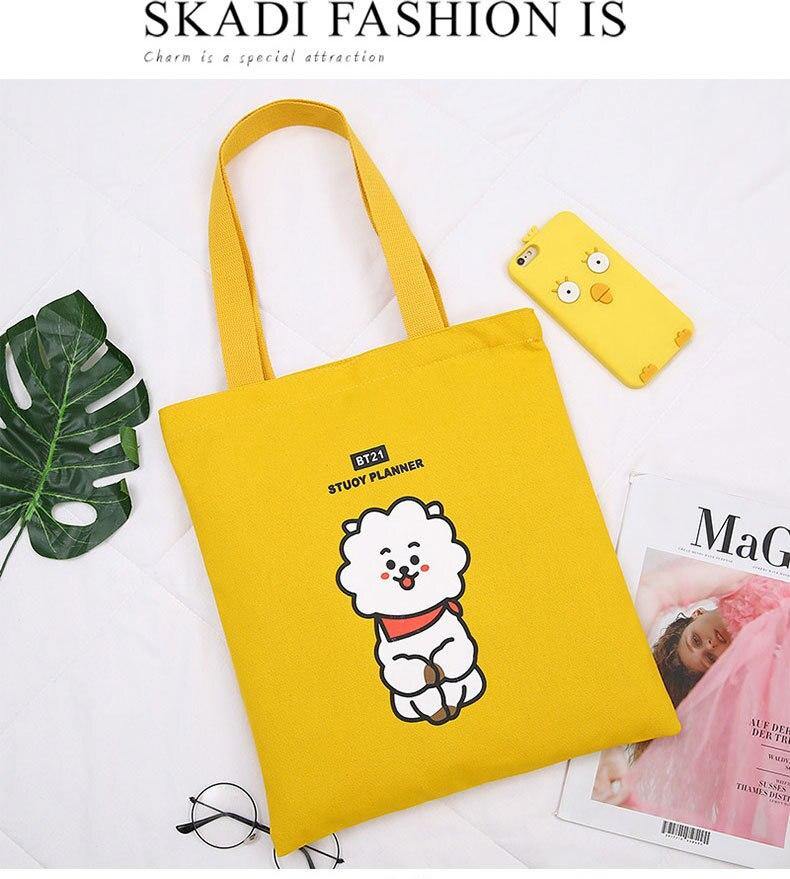 Tote Bags BT21 - BEST KPOP SHOP