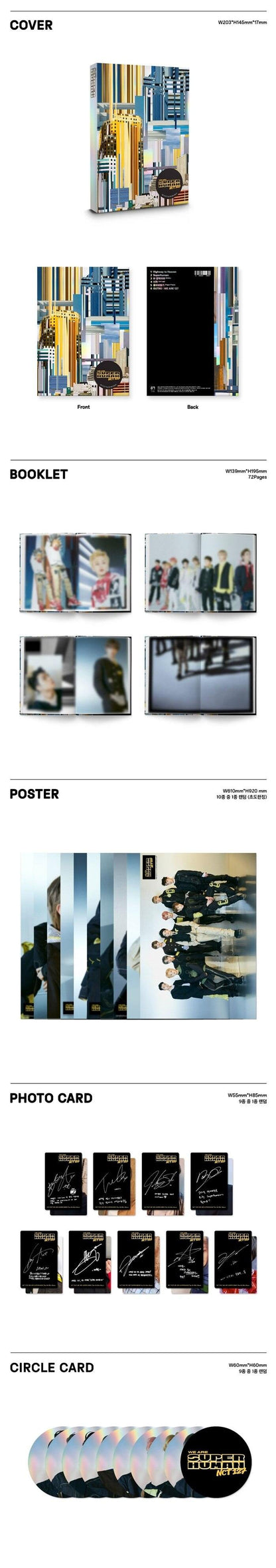 NCT127 MINI #4 WE ARE SUPERHUMAN - BEST KPOP SHOP