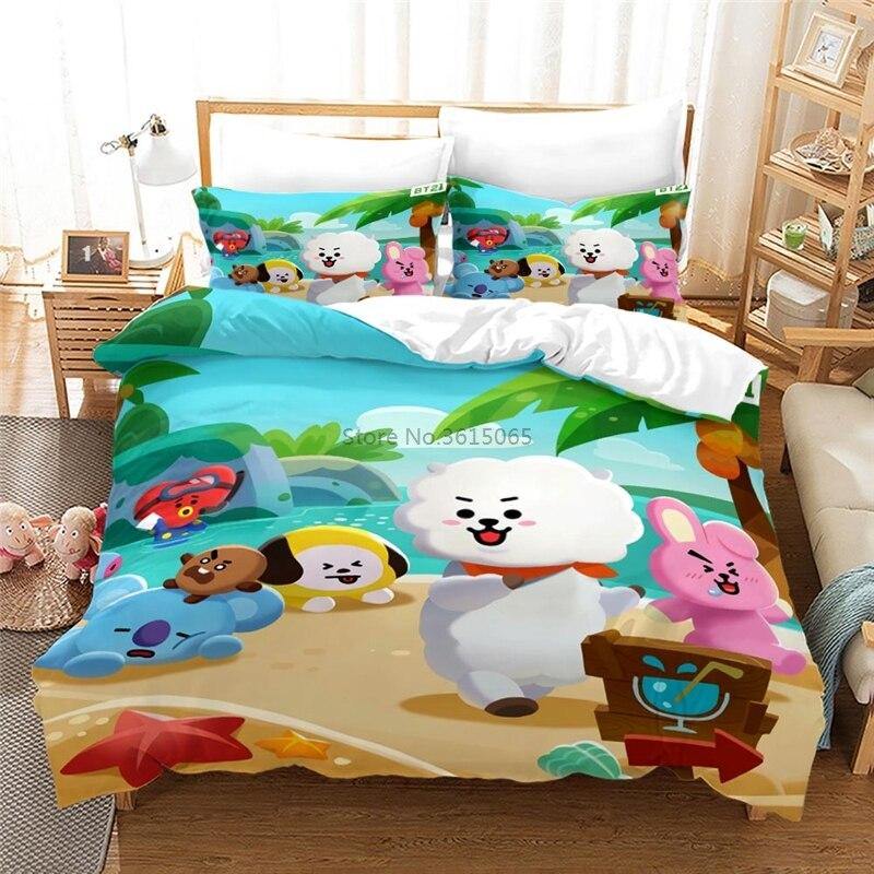 Parure de lit BT21 - BEST KPOP SHOP