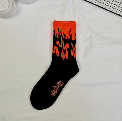 Chaussettes flammes