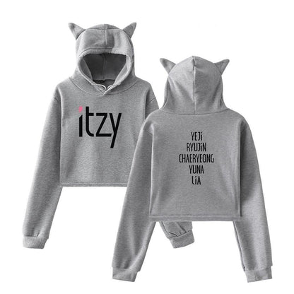 Sweatshirts oreille de chat ITZY - BEST KPOP SHOP