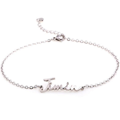 Bracelet en argent BTS - BEST KPOP SHOP