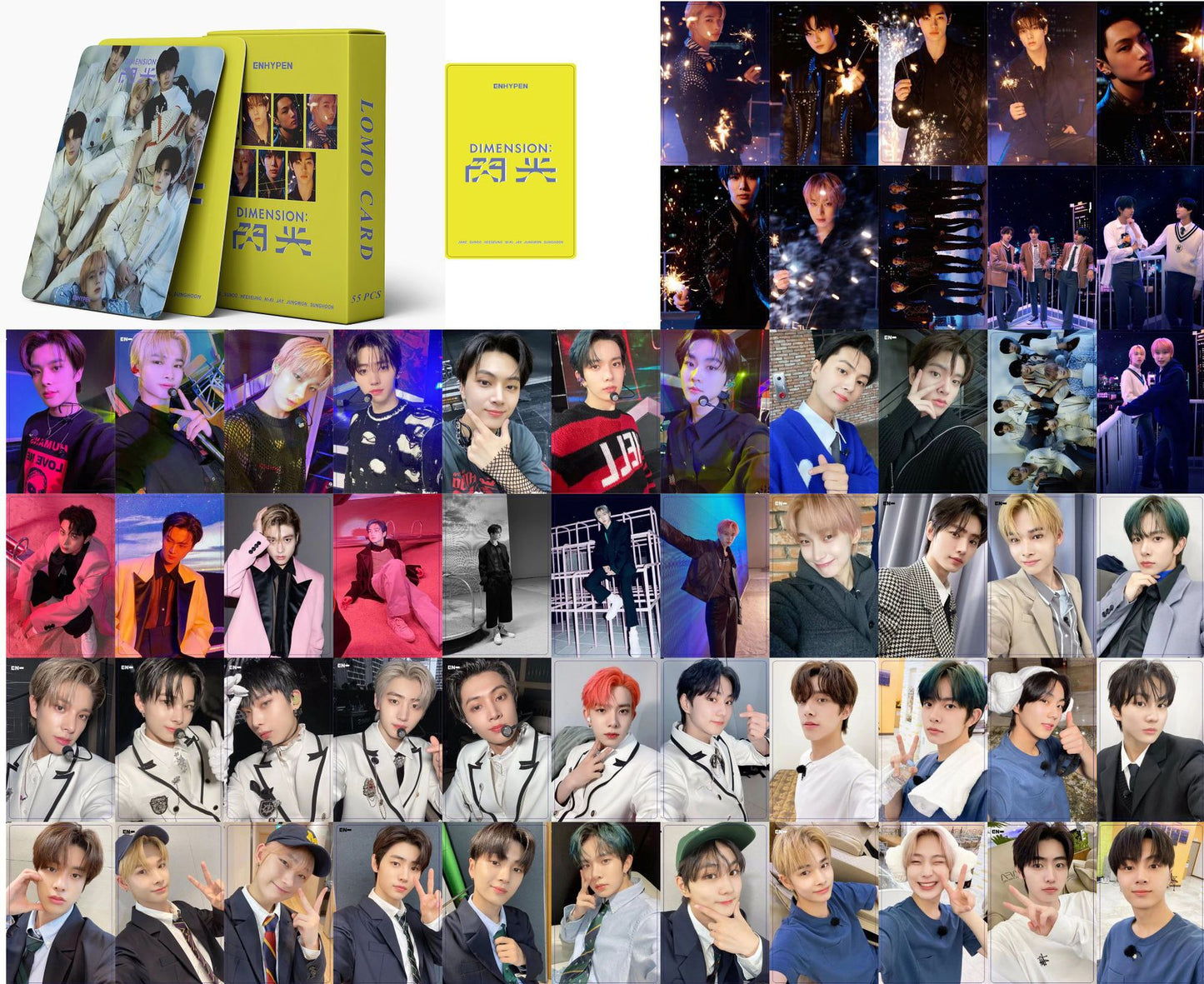 Photocards Enhypen New Manifesto:Day  55Pcs