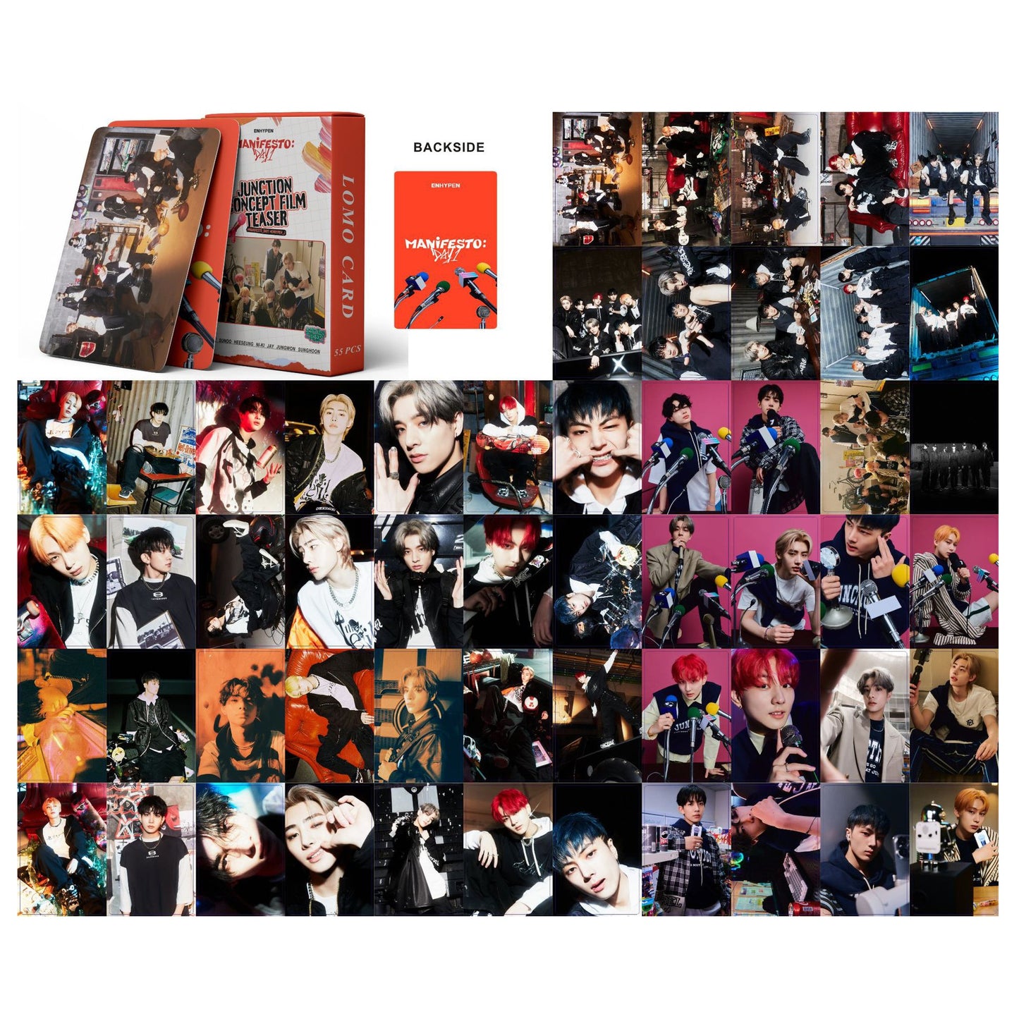 Photocards Enhypen New Manifesto:Day  55Pcs