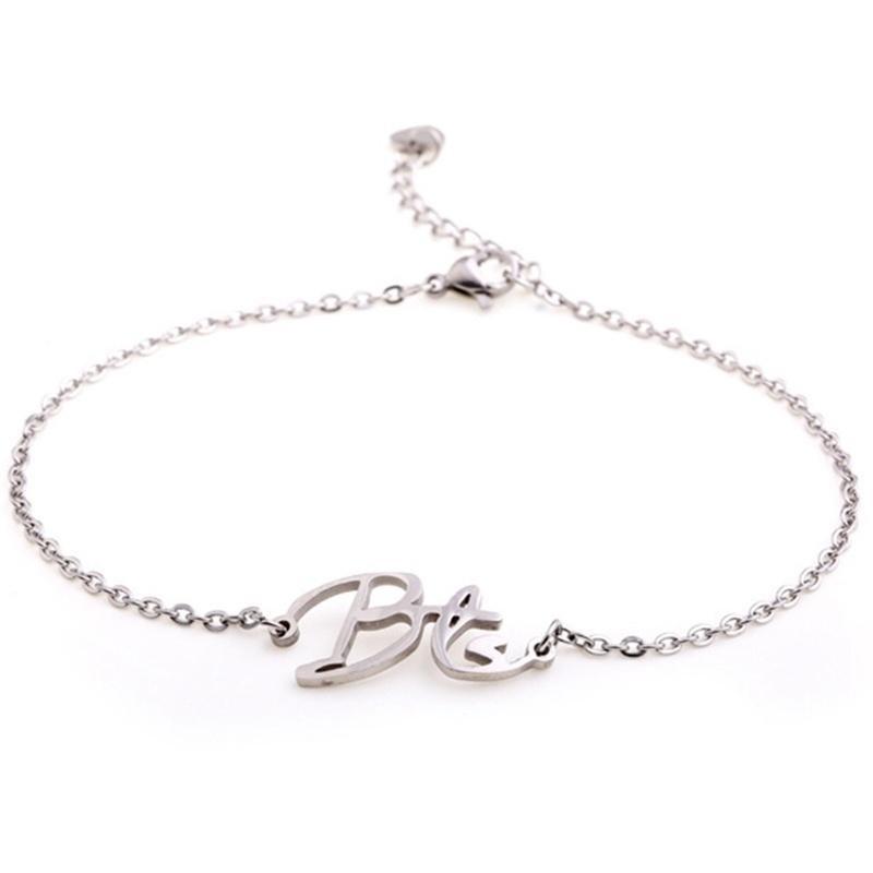 Bracelet en argent BTS - BEST KPOP SHOP