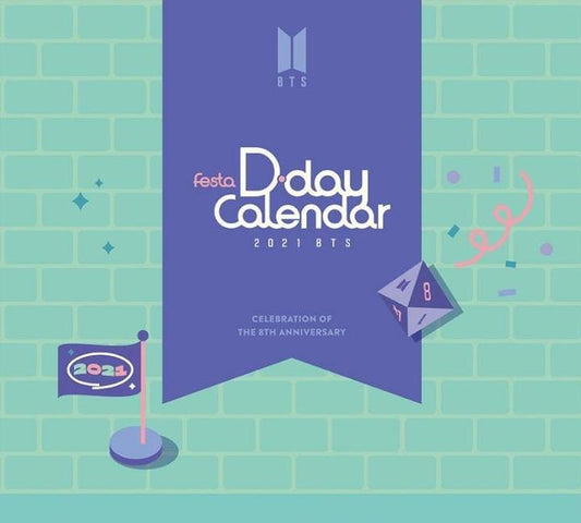 BTS FESTA D-DAY CALENDAR : Celebration of The 8th Anniversary - BEST KPOP SHOP